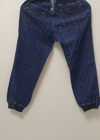 Kemerli Lacivert jean - Görsel 2