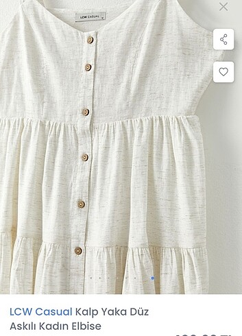 Ekru elbise - Görsel 6