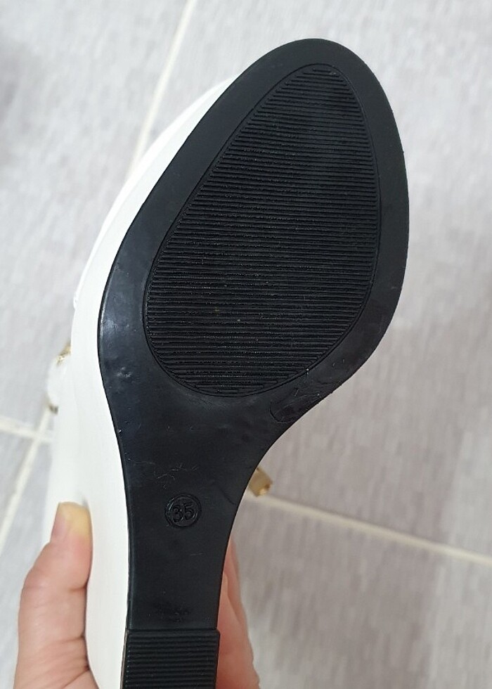 35 numara Beyaz bot - Görsel 4