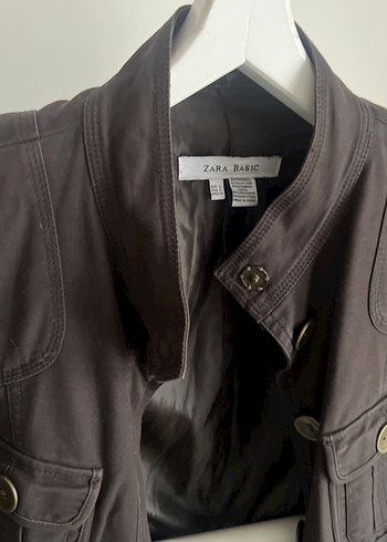 Kahverengi Kemerli ZARA Kadın Ceket - Görsel 3