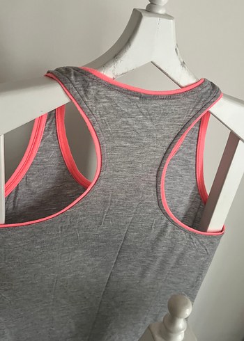 Gri Sporcu Atlet, Neon Detaylı - Görsel 3