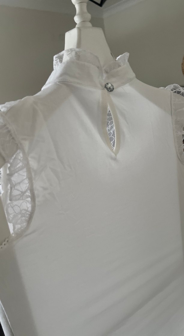 Dantelli Pamuklu Bluz - Görsel 2