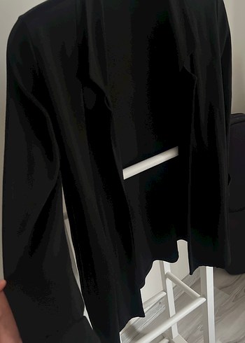 Siyah Midi Kadın Blazer Ceket - Görsel 3