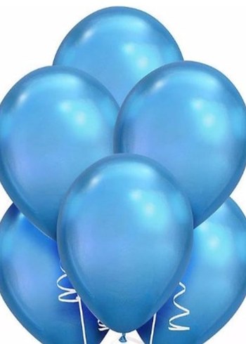 Parlak Mavi Parti Balonları