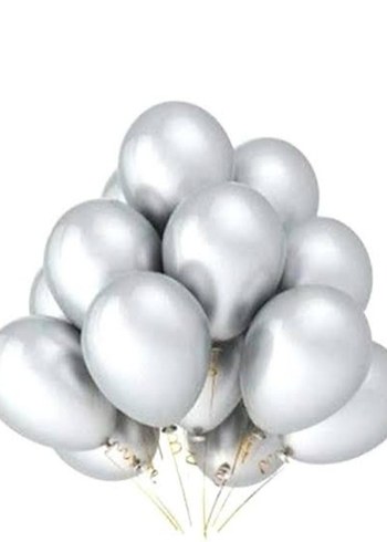 Gri Metalik Parti Balonları
