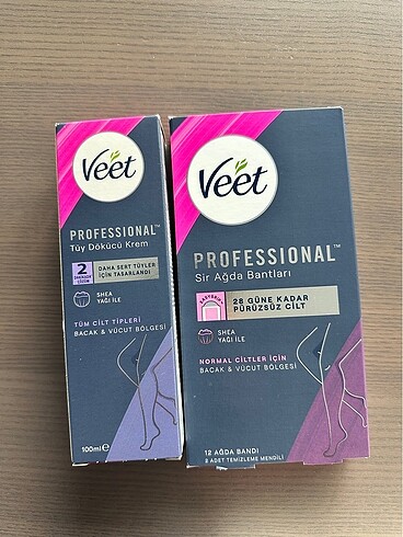Veet Tüy Dökücü Krem ve Soğuk Ağda Bandı