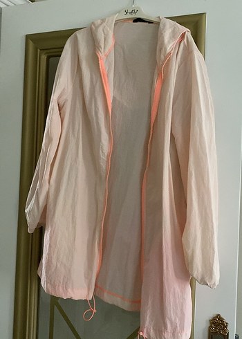 Pembe Midi yağmurluk