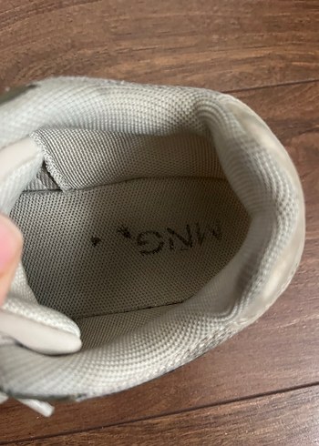 30 Beden gri Renk Gri Erkek Çocuk Spor Ayakkabı Velcro