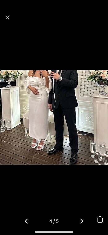 l Beden Nisan elbisesi