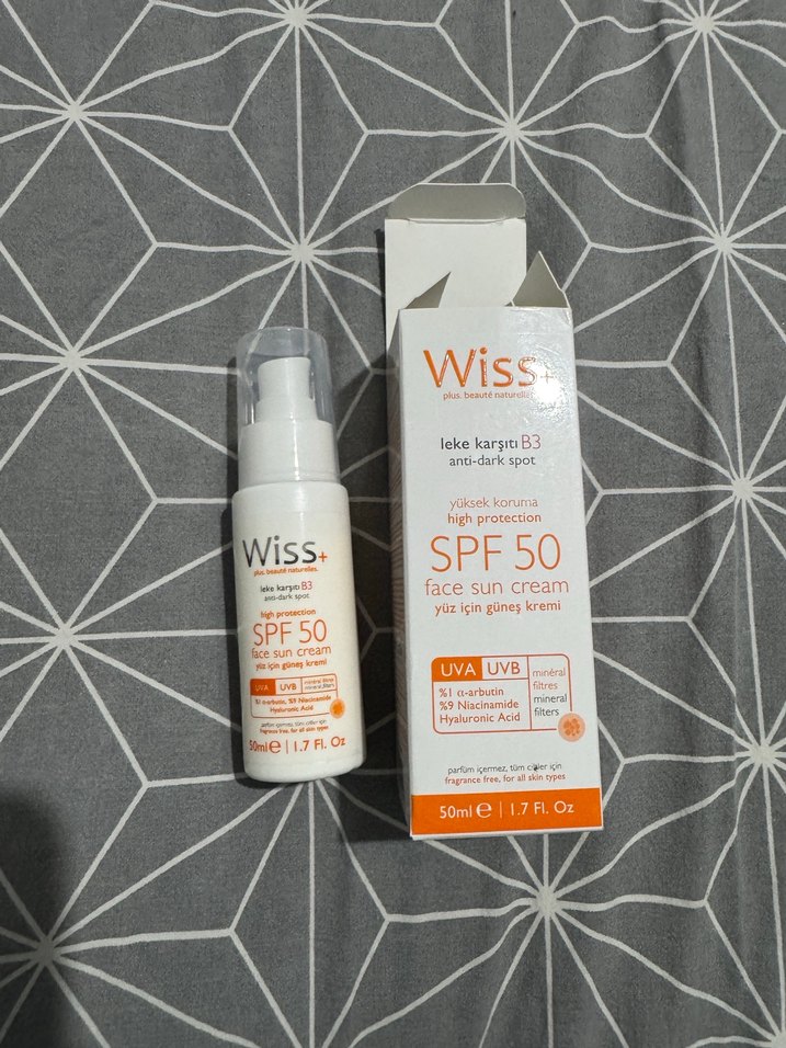 Wiss+ SPF 50 Yüksek Koruma Yüz Güneş Kremi - Görsel 2