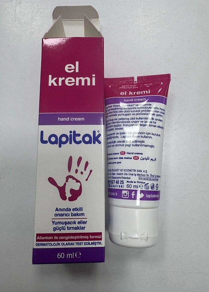Lapitak el kremi - Görsel 3