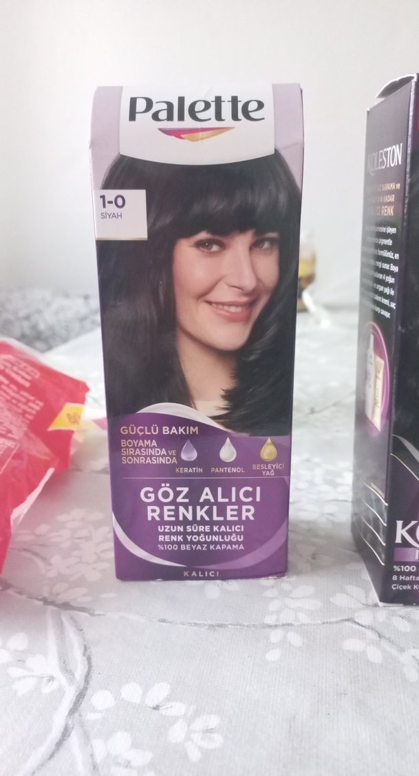 Palette ve Wella Siyah Saç Boyası - Görsel 2