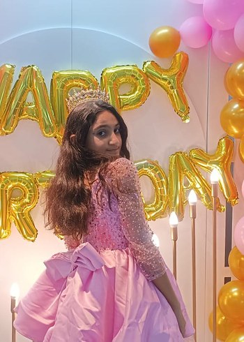 Pembe abiye Elbise - Görsel 3