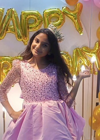 Pembe abiye Elbise - Görsel 2