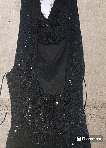 Payetli abiye elbise  - Görsel 2