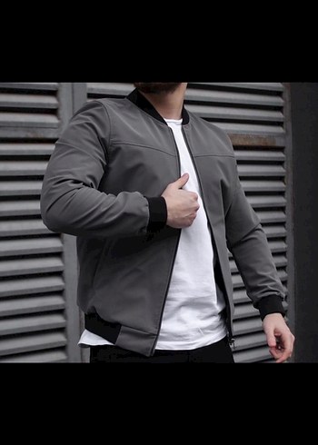 Gri Regular Fit Erkek Ceket