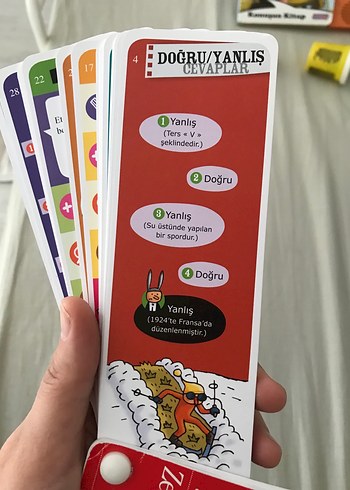 Beden Renk Çok Renkli Eğitici Kartlar Seti