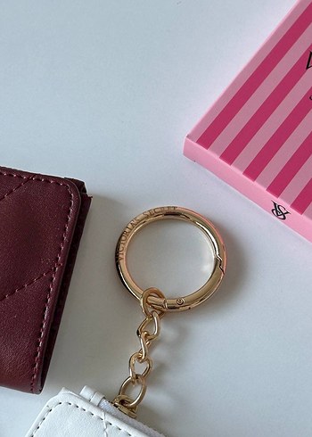 Nakışlı Pembe Deri Fermuarlı Kadın Cüzdanı - Görsel 5