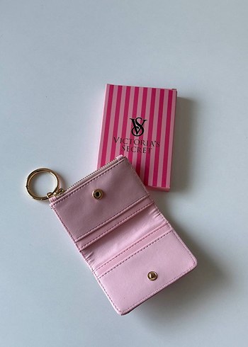 Nakışlı Pembe Deri Fermuarlı Kadın Cüzdanı - Görsel 4