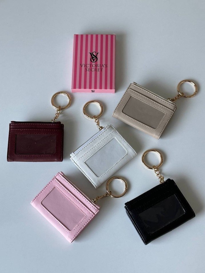 Nakışlı Pembe Deri Fermuarlı Kadın Cüzdanı - Görsel 2