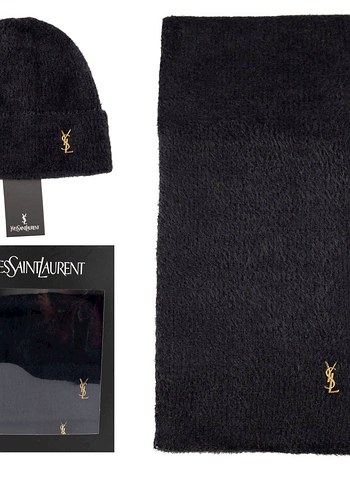 Kadın Bere Atkı Seti. ysl - Görsel 2