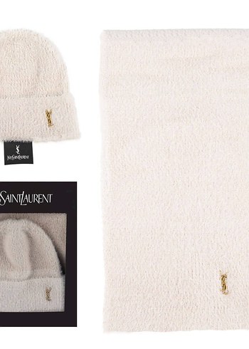 Kadın Bere Atkı Seti. ysl - Görsel 4