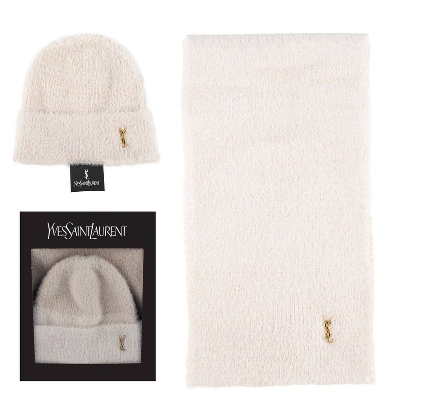 Kadın Bere Atkı Seti. ysl - Görsel 4