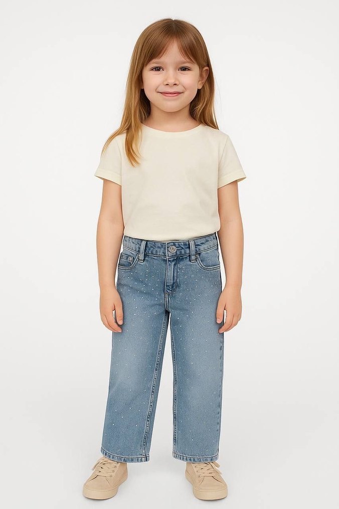 zara kız çocuk Jean - Görsel 2