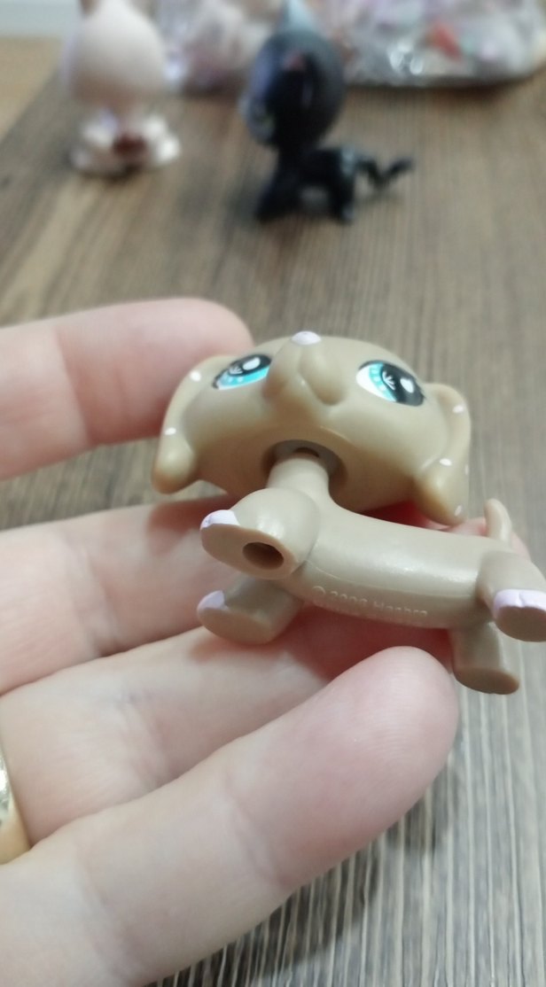 Pastel Bej Küçük Köpek Figürü - Görsel 2