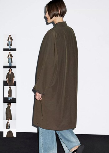 universal Beden kahverengi Renk Massimo Dutti model Trençkot