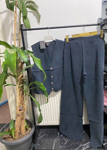 m Beden Massimo Dutti model tensel kumaş ikili takim