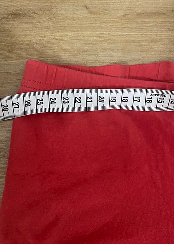 Kız Çocuk Kırmızı ve Siyah Tayt Seti - Görsel 4