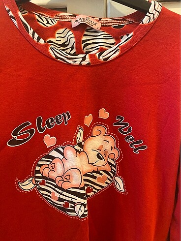 Diğer Kirmizi Pijama Ustu