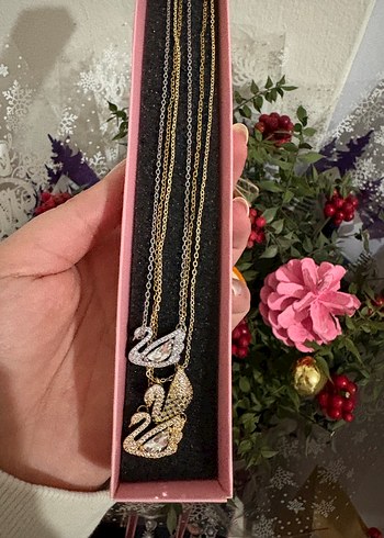 Kuğu çelik kolye - Görsel 2