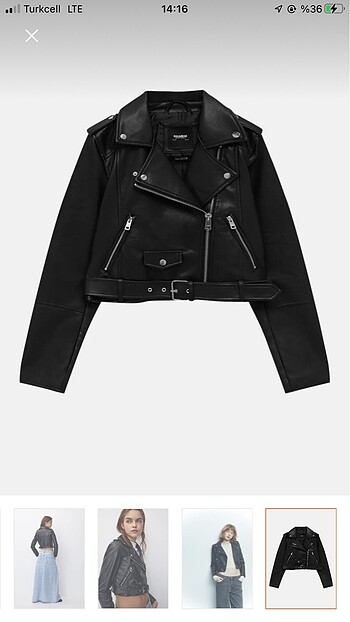 Pull bear deri ceket