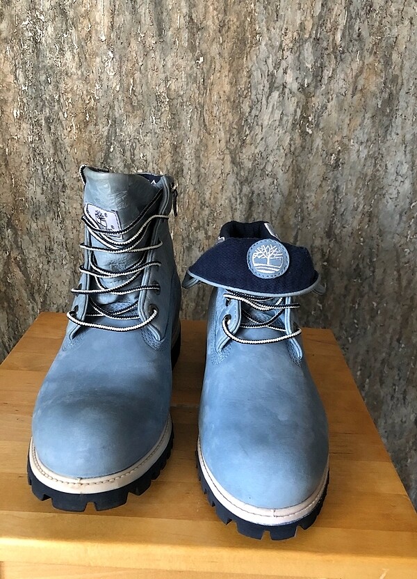Timberland mavi limitli üretim unisex bot - Görsel 4