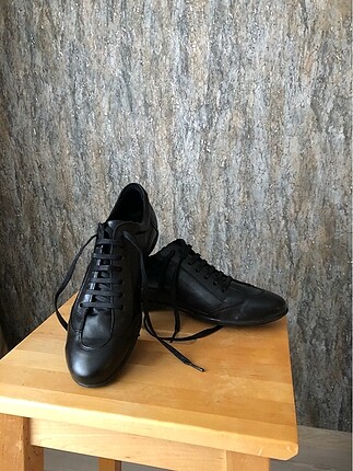 George Hogg siyah günlük erkek ayakkabı - Görsel 2