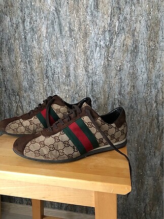 Gucci kahverengi unisex sneaker - Görsel 3
