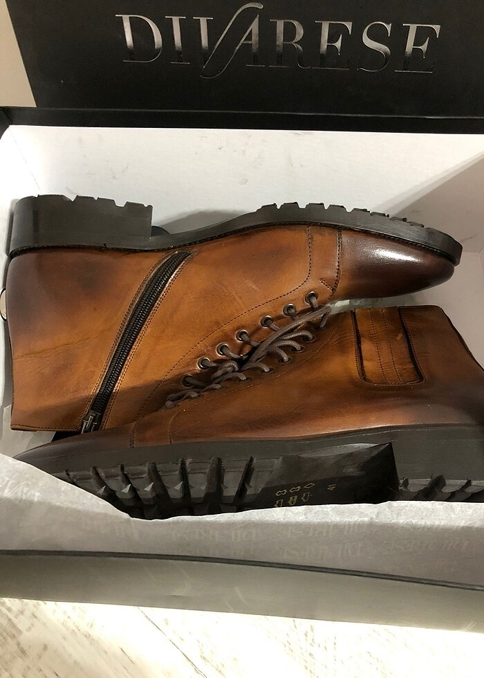 Divarese select kahverengi klasik bot - Görsel 3