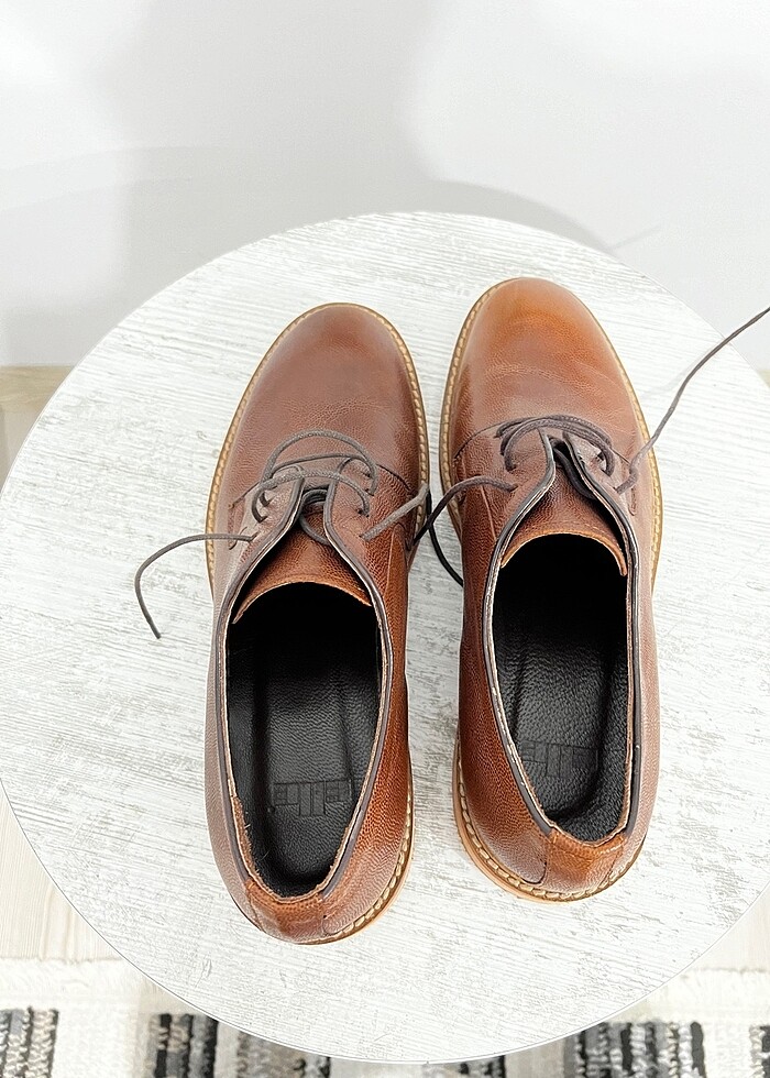 Taba renk casual elle ayakkabı - Görsel 3