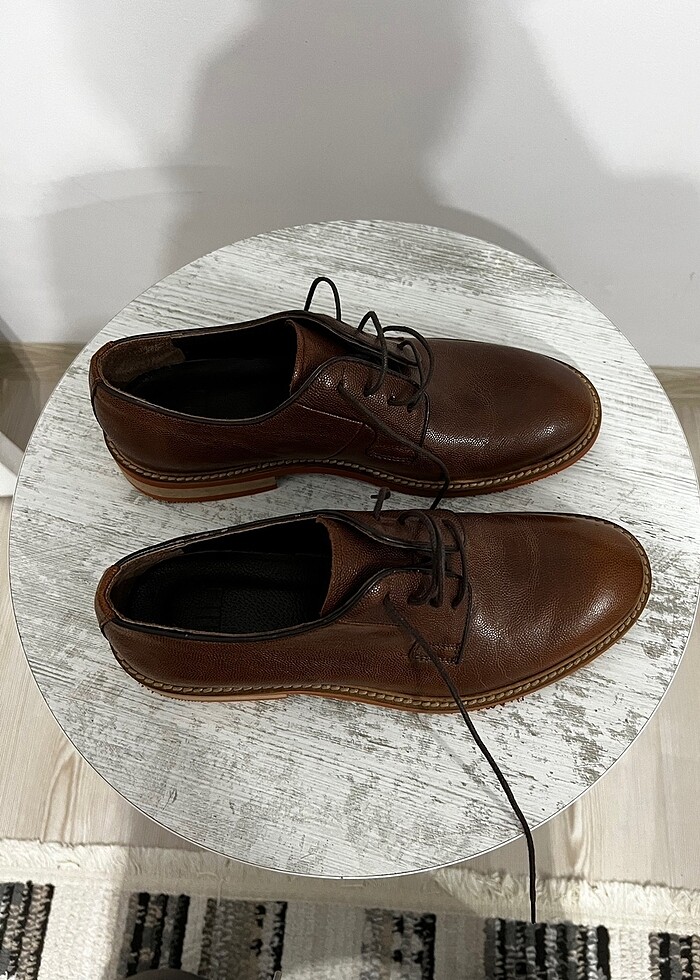 Taba renk casual elle ayakkabı - Görsel 4