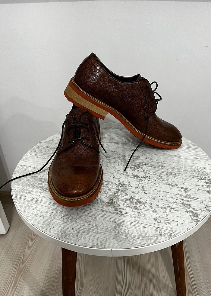 Taba renk casual elle ayakkabı - Görsel 5