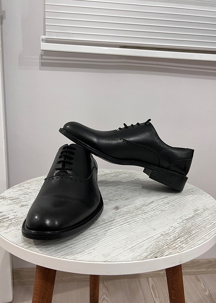 Ds damat siyah klasik ayakkabı - Görsel 2