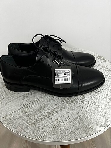 Altınyıldız siyah deri klasik ayakkabı - Görsel 6
