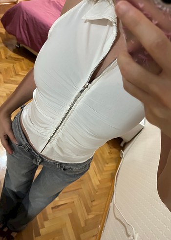 xs Beden beyaz Renk Bershka gömlek