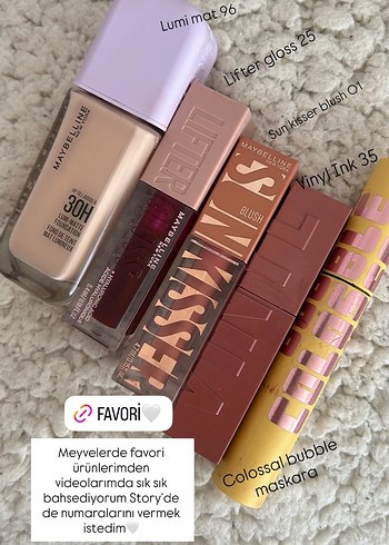 Maybelline Nude Tonlarda Ruj ve Makyaj Ürünleri