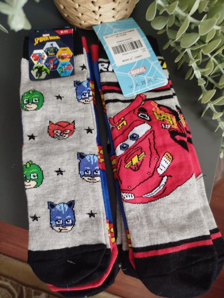 Renkli Baskılı Erkek Çocuk Çorapları - Görsel 2