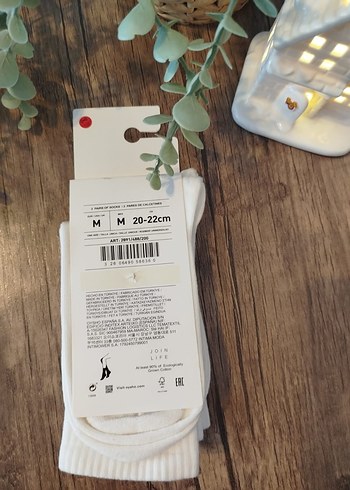 OYSHO TÜYLÜ KUTUP AYISI ÇORAP - Görsel 2