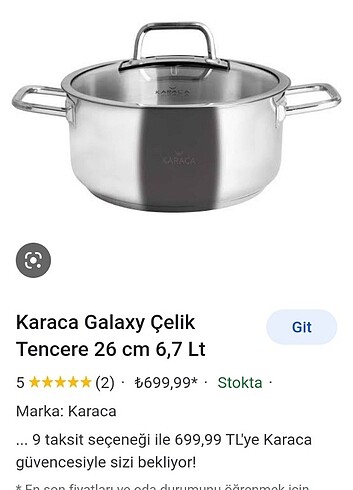 Çelik tencere 