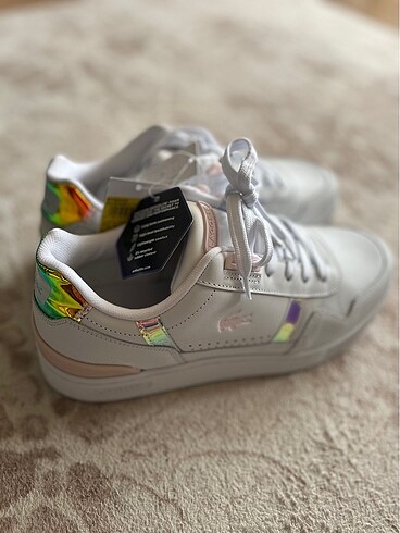 40 Beden beyaz Renk Lacoste kadın sneaker
